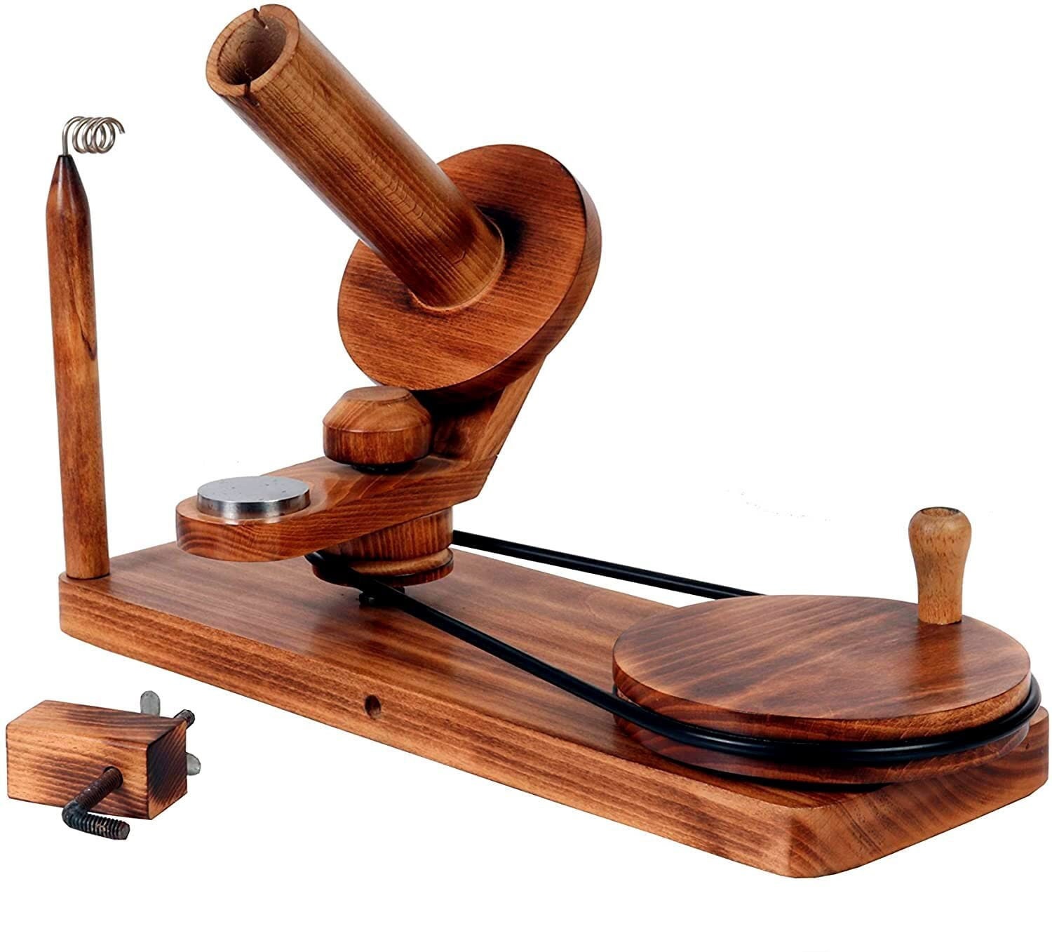 Wooden Winder and Yarn Swift Combo Large Wooden Yarn Winder for Knitting  Crocheting Heavy Duty Genuine Ball Winder 