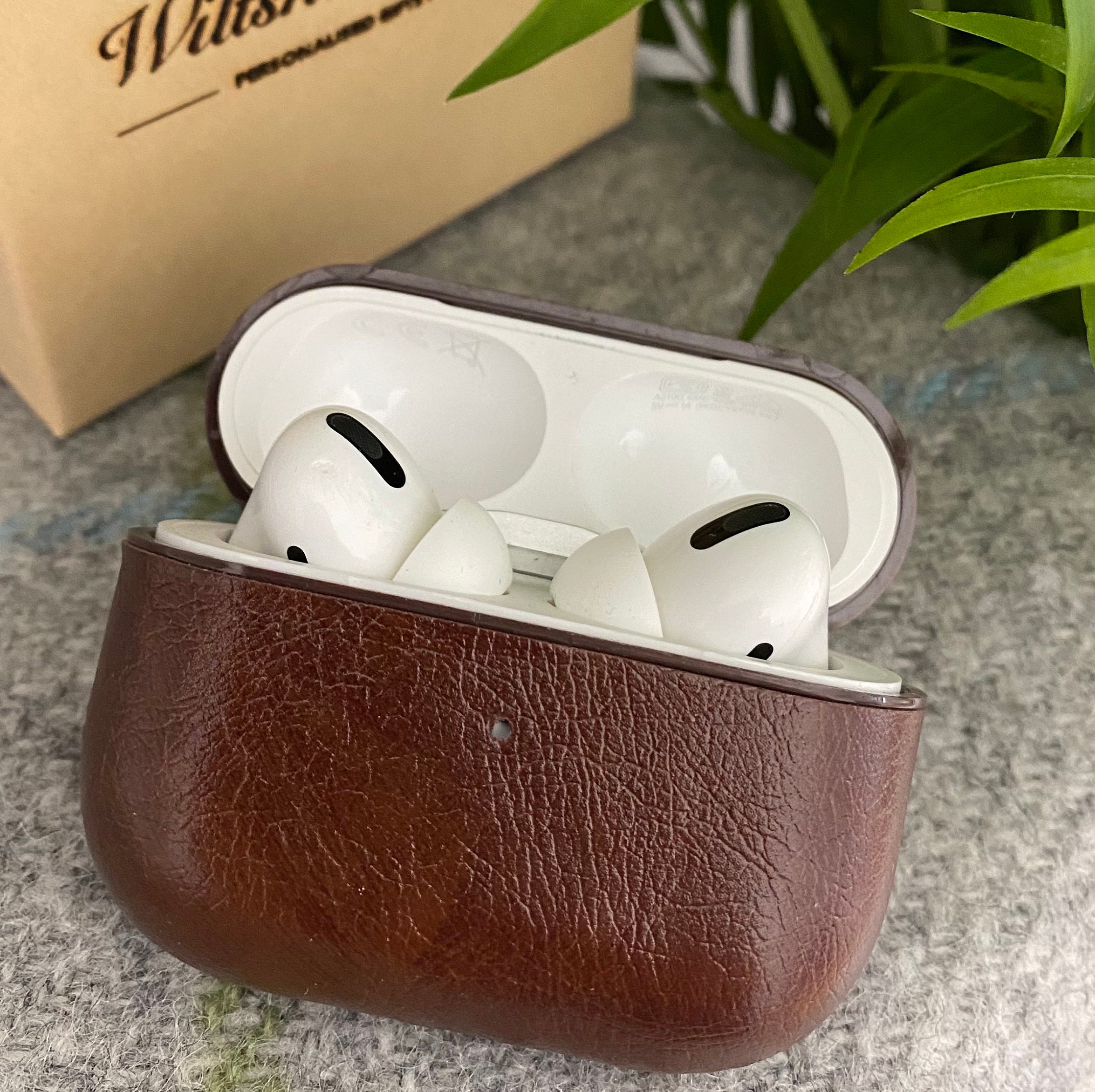 Personalised Leather Airpod Pro Case | Etsy