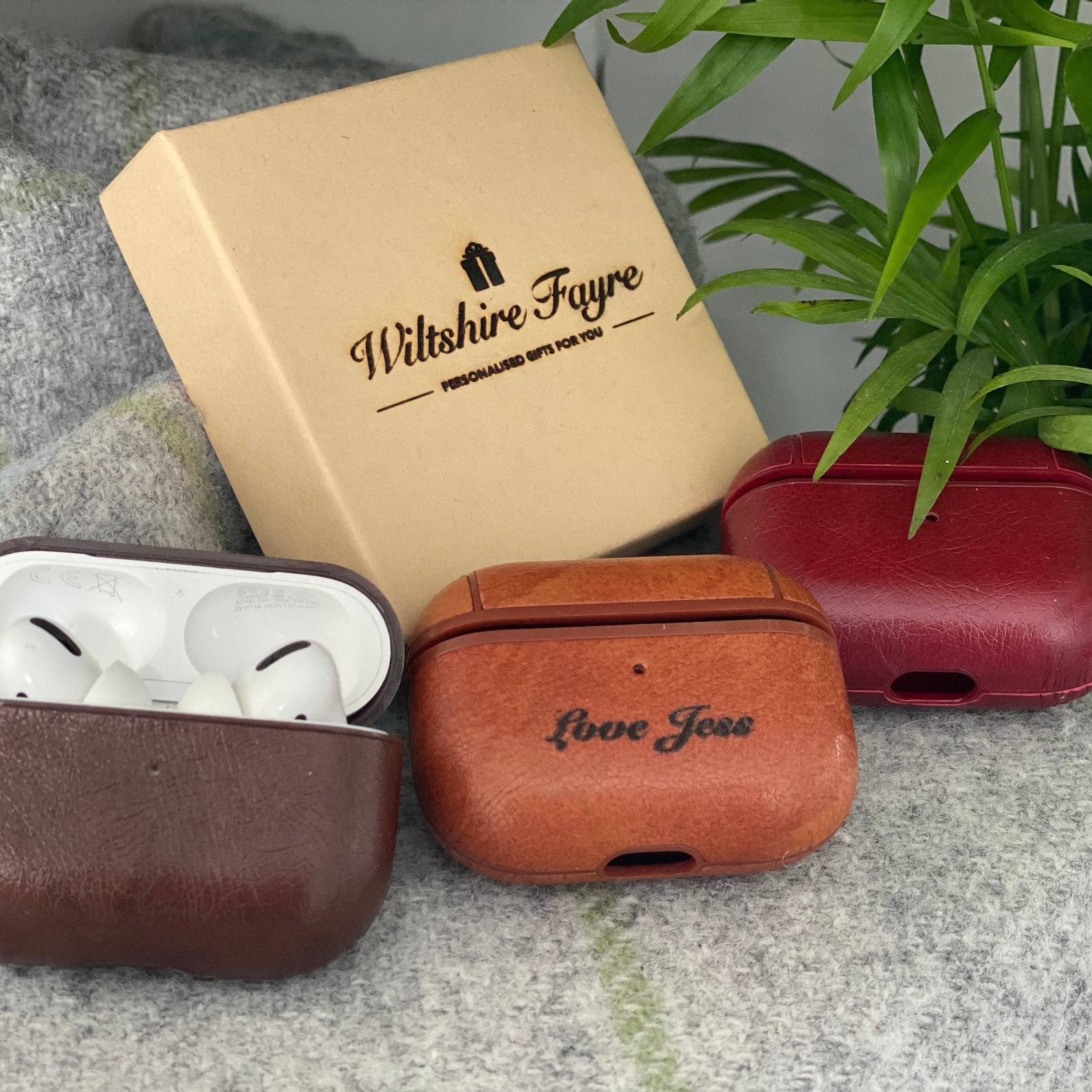 Personalised Leather Airpod Pro Case | Etsy