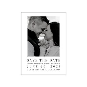 Personalized Save the Date | Personalized Wedding Invitation | Custom Wedding Invitation | Downloadable File (PDF + JPEG)