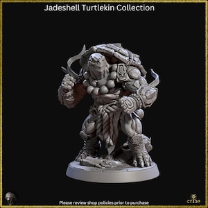 Jadeshell Turtlekins Collection from Artisan Guild- Tso-Ok-Tokun and Yatl - ideal for TTRP- DnD, RPG-tabletop-gaming-roleplay