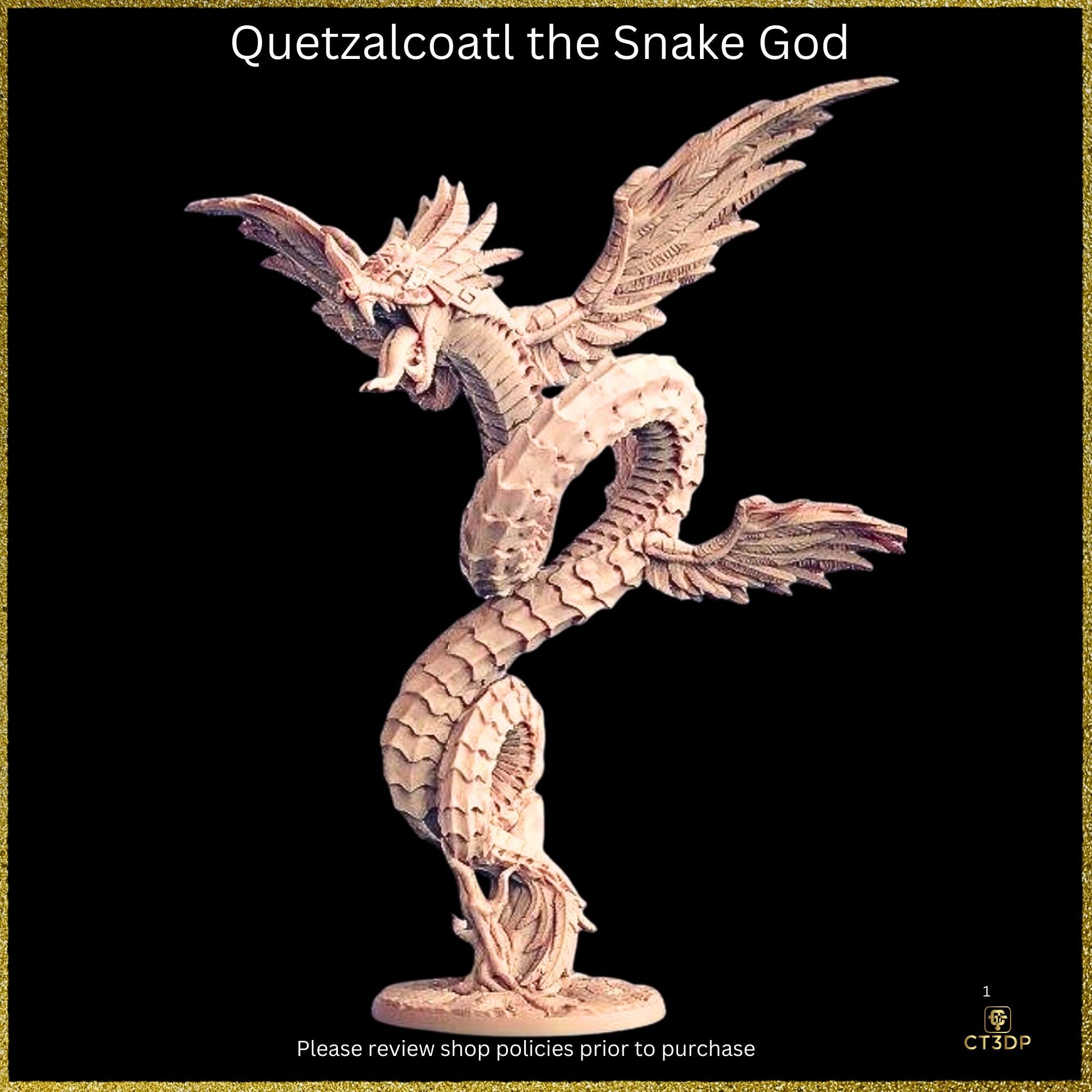 Epic Boss - Quetzalcoatl the Snake God a Sculpt by Artisan Guild