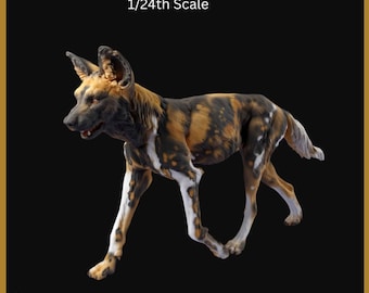 African Jungle and Plains - Wild Dog Collection by Animal Den Miniatures -1/24th scale