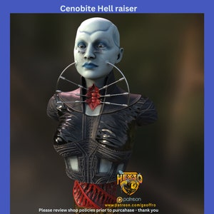 Cenobite hellraiser by Hex3D- great model to paint in time for Halloween:-)
