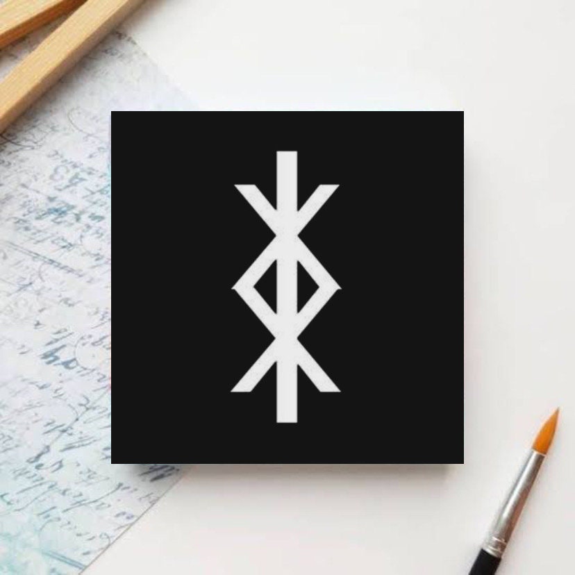 Schutz Rune original handgemachtes Gemälde Leinwandmalerei Etsy