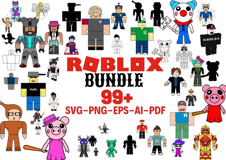 Download Roblox Svg Roblox Bundle Svg Roblox Birthday Roblox Party | Etsy