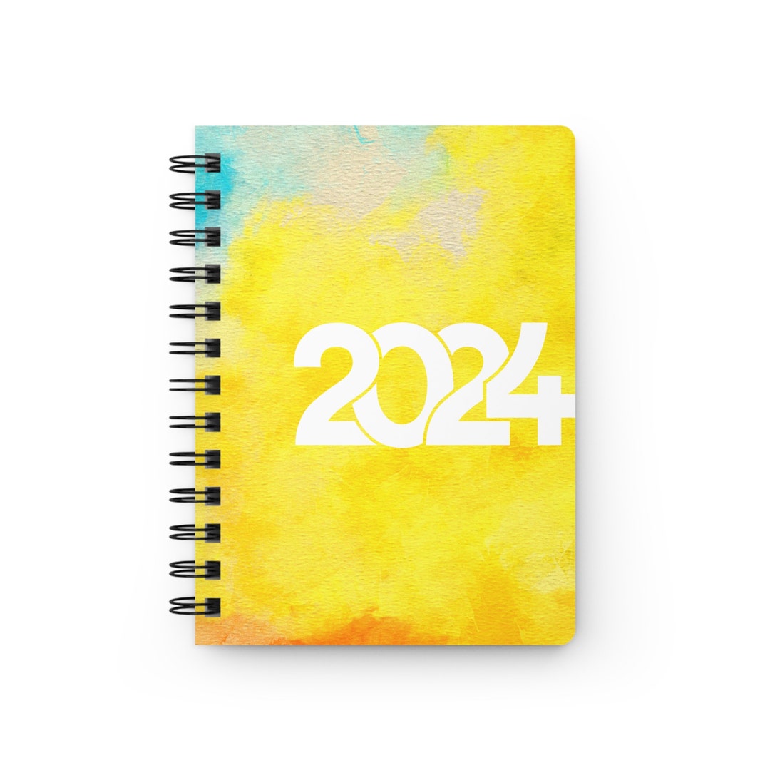 2024 Hard Cover Spiral Bound Journal Notebook Mental Etsy