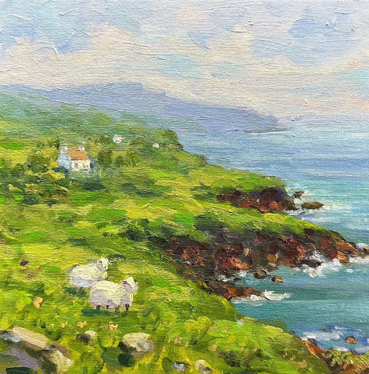 Irish Landscape Original Oil Painting Rural Ireland Impasto Artwork ...