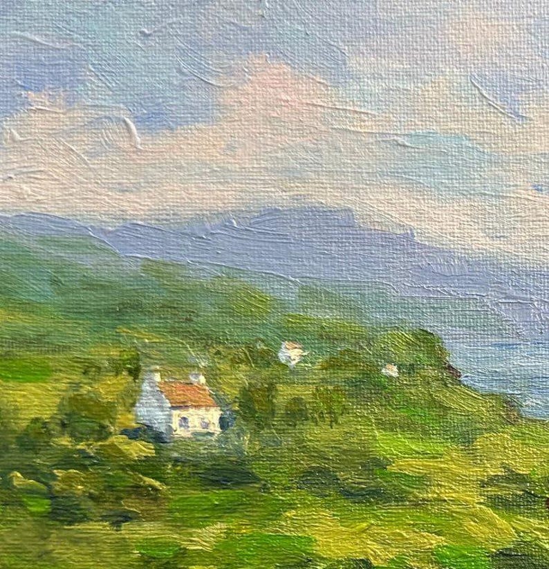 Irish Landscape Original Oil Painting Rural Ireland Impasto Artwork ...