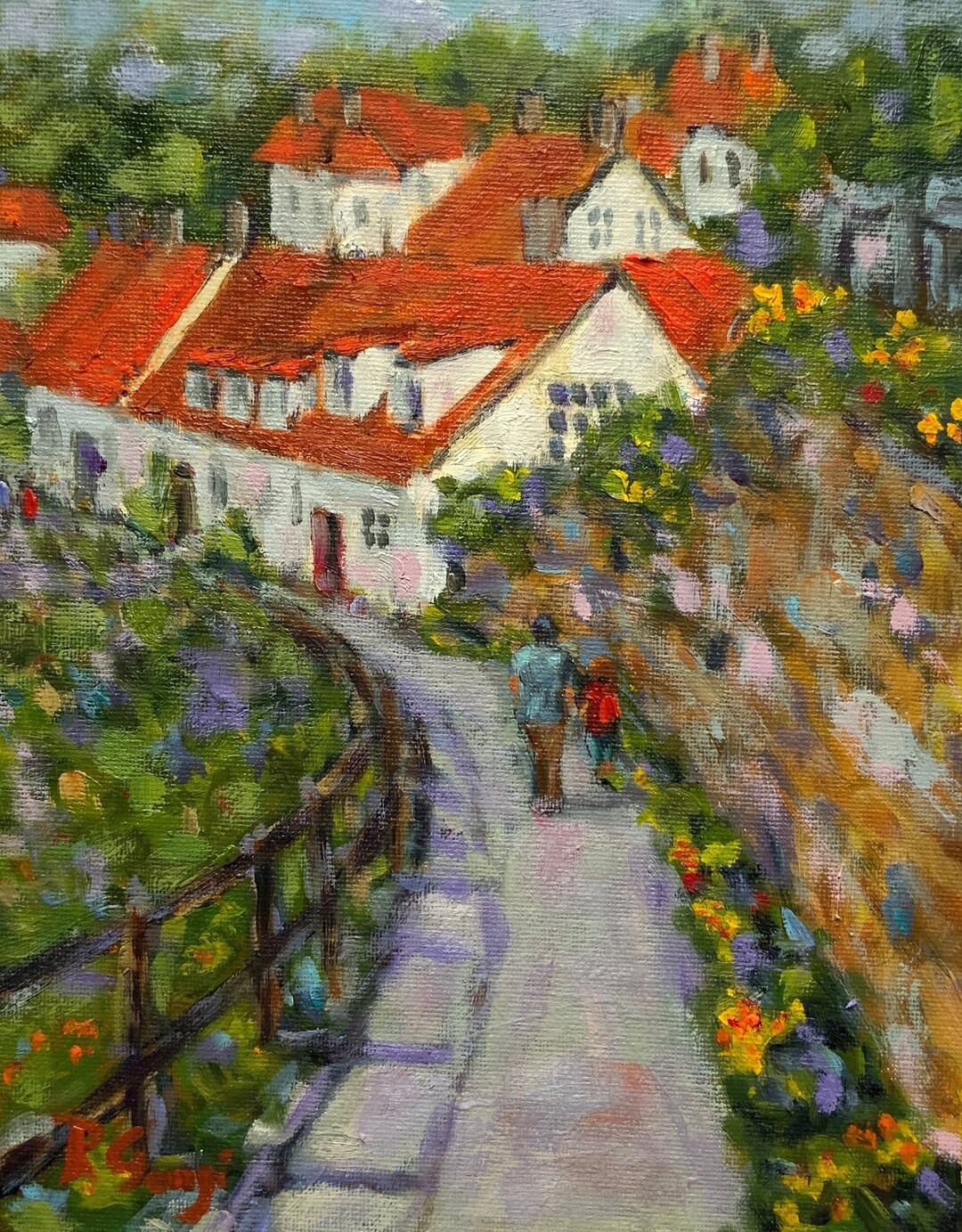 Ireland Painting Irish Original Art 10 X 8 Landscape Artwork