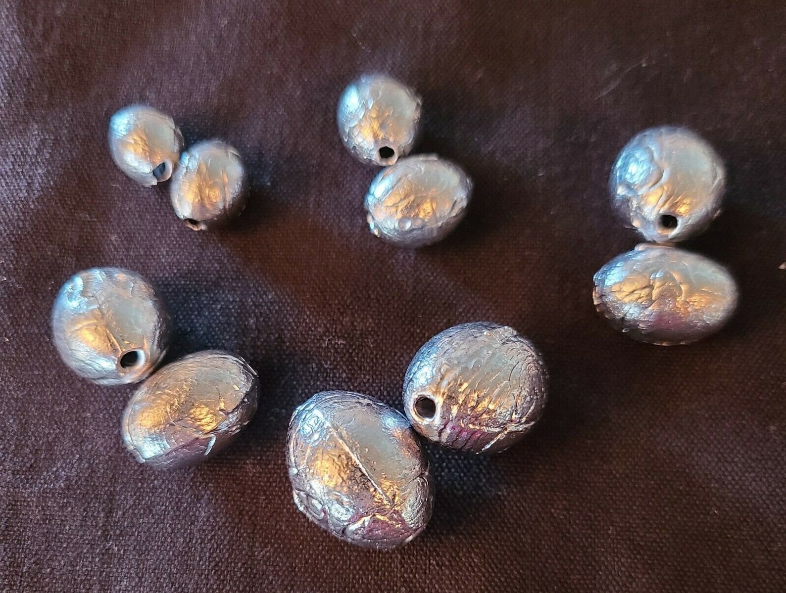 50 Count Egg Sinkers Weights ASSORTED Sizes Made in the USA Etsy