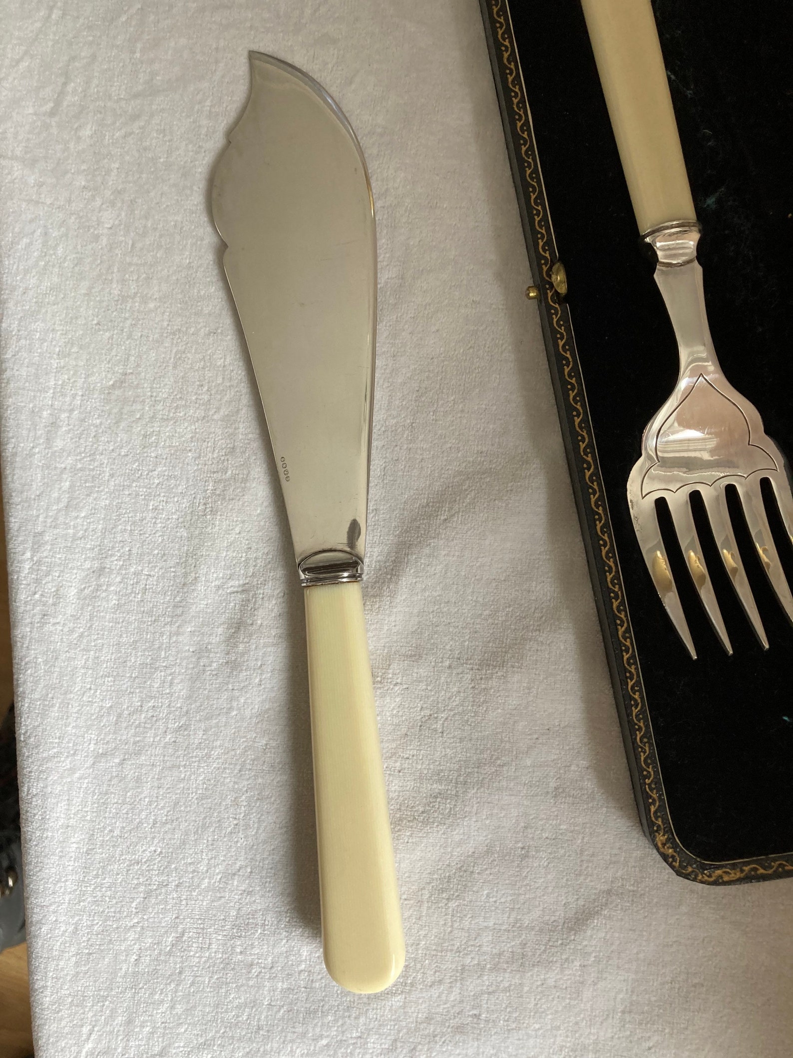 Fish Serving Set Vintage Flatware Silver Plated Etsy