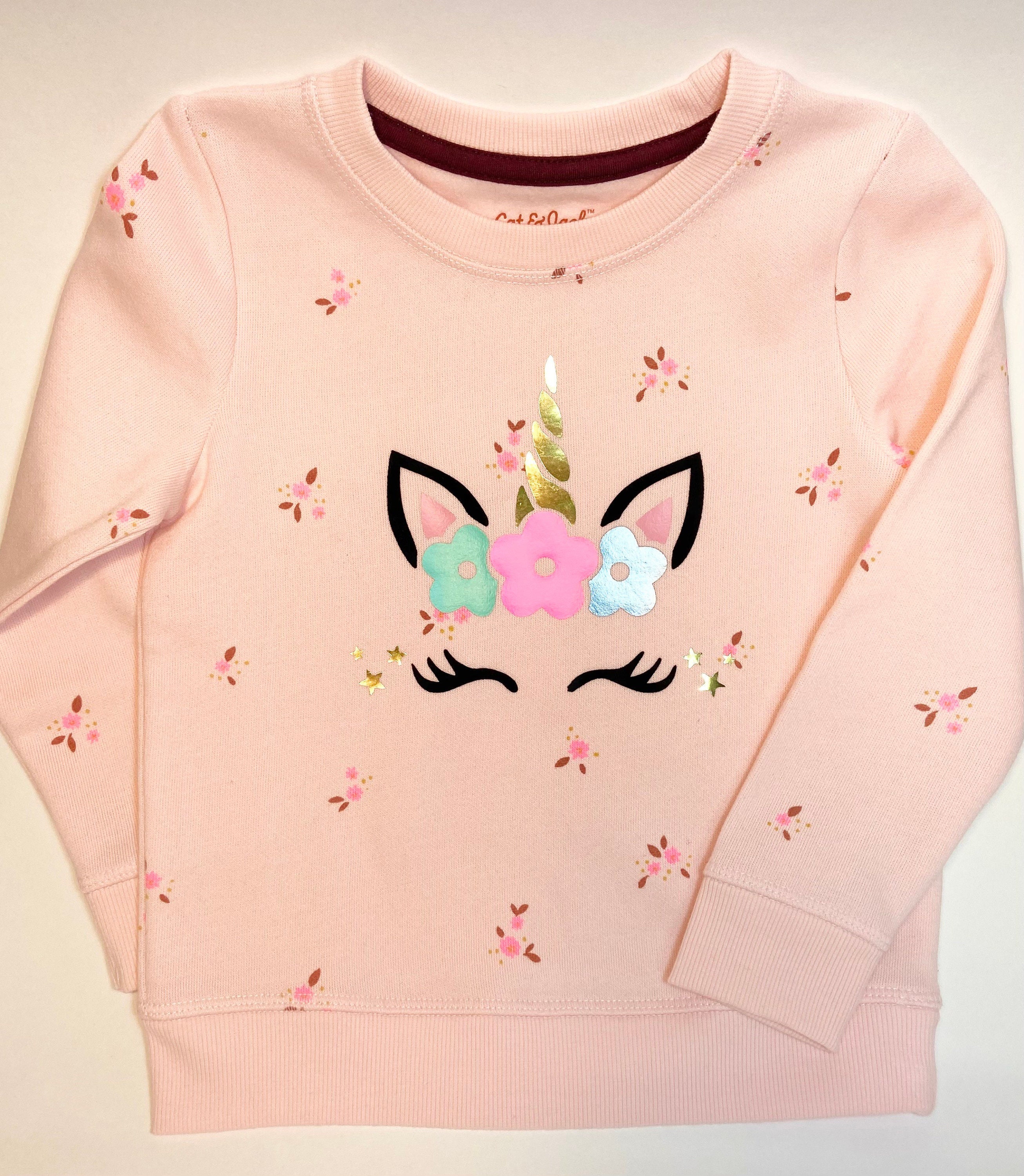 unisex Toddler Girls Unicorn Reindeer Sweater albanna.life