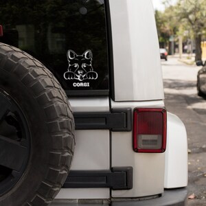 Car Window Decal/Bumper Sticker Window Vinyl Decal/Pet Lover Sticker/Dog Lover Sticker Bumper/Vinyl Decal/Window Dog Decal image 9