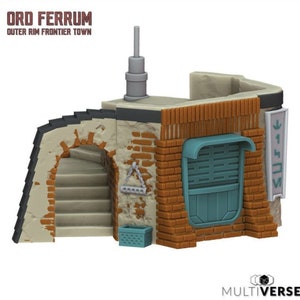 Kiosk - Ord Ferrum - Star Wars Legion Terrain Tabletop Scenery
