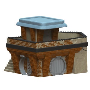 Main Street House - Ord Ferrum - Star Wars Legion Terrain Tabletop Scenery