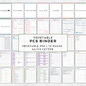 PCS binder printable,PCS checklist, Military move planner, Military family moving binder,Air force planner, Military pcs binder