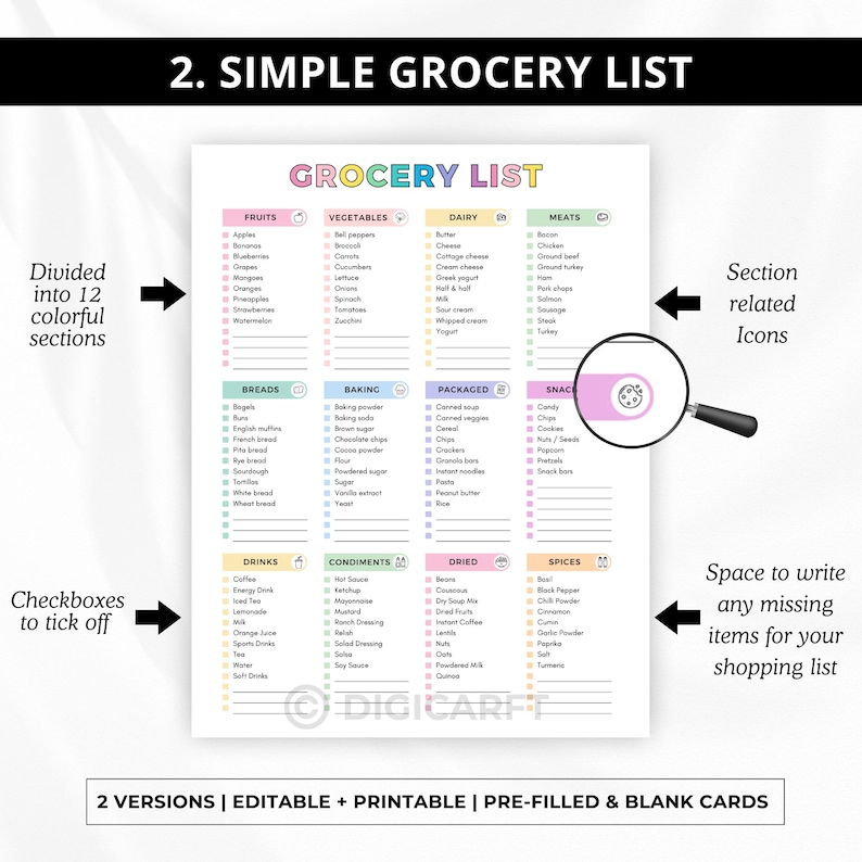 printable grocery list,
weekly food list planner,
editable shopping list,
digital meal plan list,
simple shopping template,
kitchen grocery planner,
grocery list for family,
meal planning checklist,
shopping list printable,
reusable grocery tracker,
organized food checklist,
custom grocery planner,
pantry inventory list