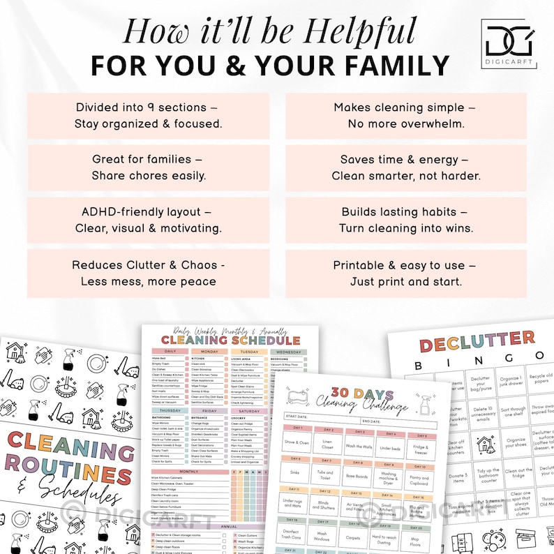 Room by room speed cleaning list, By time speed cleaning,Seasonal cleaning & home Maintenance, Cleaning supplies checklist,Easy home cleaning hacks, Zone cleaning Tasks

30 days declutter challenge,House declutter planner and checklist printable, Laundry schedule editable, Laundry checklist printable

Room by room deep cleaning scehdule, Kitchen cleaning, Bathroom cleaning, Bedroom cleaning,LIving room cleaning, Office cleaning, Playroom cleaning, Cleaning cards for kids
