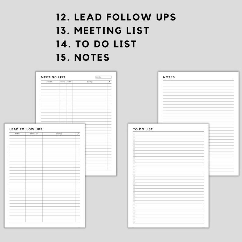 Office Tasks Planner Setoffice Task Trackeroffice Etsy