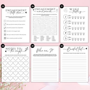 35 Engagement Party Games Bundle Printable,fun Games for Couples ...
