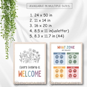Calm down corner poster decor for kids room,calming corner classroom posters bundle,Coping skills,Circle of control,counselling room mental health emotional wellness banner,classroom calm down corner prints,Educational Wall art,Rainbow breathing classroom set,positive affirmation poster Teens,Calming strategies visuals printable Digital download, Be kind poster, How are you feeling poster, How big is my Problem Decor poster, Circle of control poster