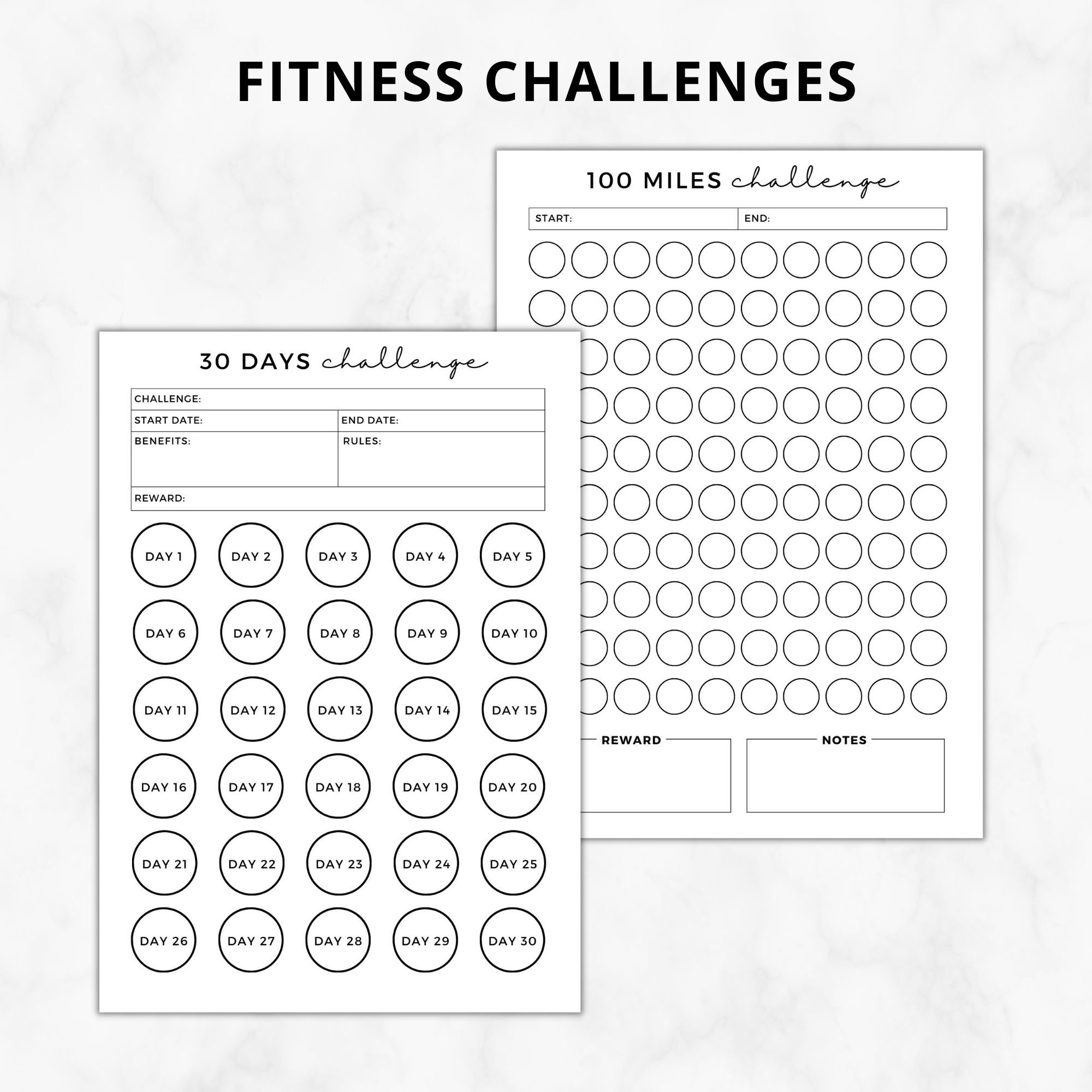 Ultimate Fitness Planner 2023 Printable Digitalfitness Etsy Australia