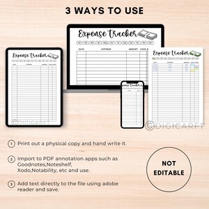 Expense tracker printable,Monthly spending tracker sheet A4,Daily money expense log digital,Budgeting Purchase Log,A5 Bullett journal insert