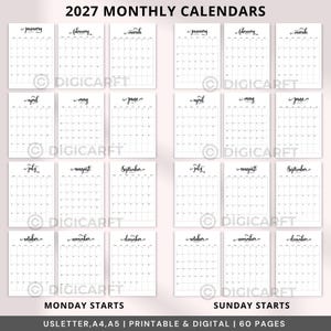 2026-2027 monthly planner printable editable,Dated monthly planner,October November December January February March April May June July August September,instant download,2026-2027 Monthly Planner bundle Printable,2026-2027 year at a glance digital ,2026-2027 yearly calendar,dated monthly planner a5,2026-2027 a5 planner,2026 year at a glance, 2026 year at a glance, 2026 calendar,2026 calendar