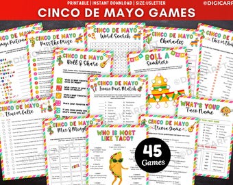 Cinco de mayo games digital download,cinco de mayo trivia game night,cinco de mayo activities for kids,Printable Icebreaker games for adults
