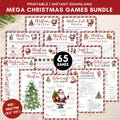 Christmas games for group,Holiday office party games adults,family game night,Christmas activities bundle kids,Movie trivia,Dice,Bingo,emoji product logo