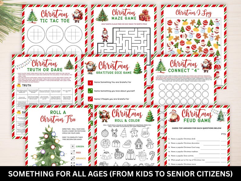 Christmas mega games bundle printable, Christmas party games, Holiday games, Family party games, New year eve games bundle,Christmas trivia games, Christmas song trivia, Christmas movie trivia, Christmas Santa trivia, Can you guess Christmas movie, Guess Christmas Carols, Christmas riddles game,Christmas word Scramble, Christmas think fast game, Christmas finish the phrase game, Christmas around the world, Christmas Scattergoris, Christmas This or that game,What’s your Elf name