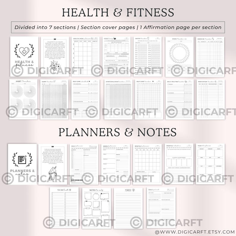 Personal Wellness Journal with Mindfulness Exercises,Mental Health Journal with Self-Esteem Boosting Prompts, Anxiety and Stress Management Journal, Mental Health Journal Bundle with Printable and Digital Formats

Comprehensive Mental Health Journal with Hyperlinked Pages