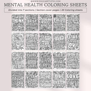 Minimalist Mental Health Journal for Daily Use,Guided Mental Health Journal for Personal Growth, Affirmations Journal for Mind, Body, and Soul,Printable Mood Tracker and Journal Combo, Mental Health Journal with Positive Habit Tracker