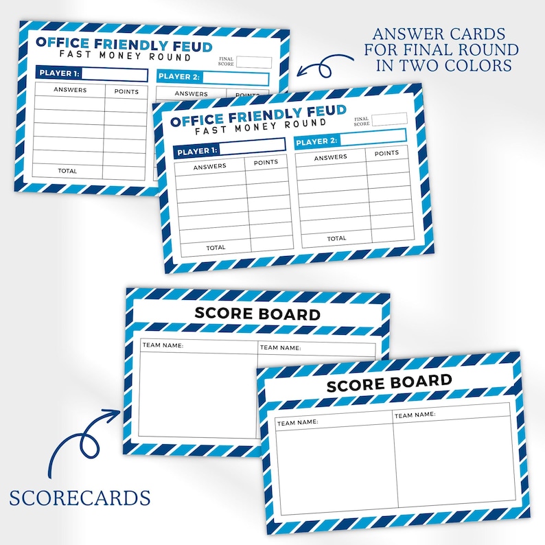 Office Friendly Feud Game,team Feud Game,group Party Games for Office