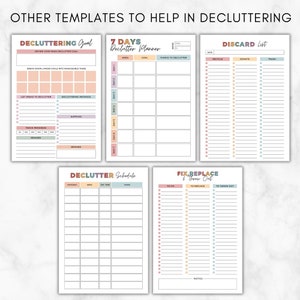 30 Days Declutter Challenge Planner Printable,konmari Decluttering ...