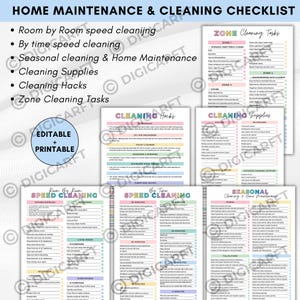 Room by room speed cleaning list, By time speed cleaning,Seasonal cleaning & home Maintenance, Cleaning supplies checklist,Easy home cleaning hacks, Zone cleaning Tasks