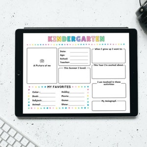 School Memory Box Kit Printabl,memory Box Starter Kit Kids,school ...