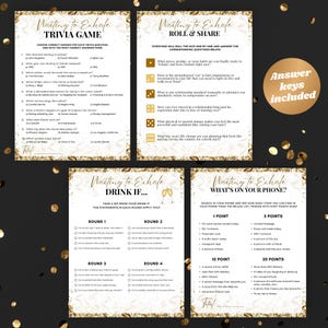 Waiting to Exhale Party Game bundle,Ladies Night games,90s Movies Game,Pajama party games printable,girl night games adult,trivia questions