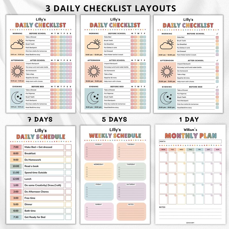 Editable Kids Chore Chart, Kids Chore Chart Bundle, Kids Routine Chart, Daily Routine Chart for Kids, Editable Responsibility Chart, Kids Checklist Printable, Behavior Chart, Reward Chart, Screen Time Checklist, Allowance Tracker, Kids Job Chart, Kids Morning Routine, Bedtime Routine Chart, Weekly Schedule for Kids, School Checklist, Flip Routine Chart, Visual Schedule for Kids, Toddler Routine Chart, Canva Editable Kids Charts, Printable Kids Planner, ADHD Routine Chart, Autism Visual Schedule