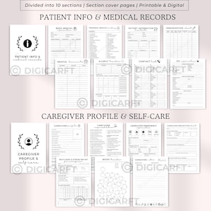 Caregiver Planner binder Printable,Caregiver Daily Log plus vital,Elder Caregiving journal a4,Home health care service forms,Medical tracker templates,caregiver daily weekly checklist,Caregiving Daily duties sign off,Caregiving workbook,Senior care at home planner,home care plan templates Pdf,Digital Caregiving journal planner,Caregiver binder,Caregiving checklist,Caregiver Responsibilities,Monthly Medication tracker,Symptom tracker,Daily pain tracker,Chronic pain tracker,Mood tracker
