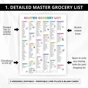 master grocery checklist,
editable grocery template,
weekly grocery list pdf,
digital food shopping list,
simple grocery list a4,
grocery planner printable,
grocery shopping tracker,
pantry grocery checklist,
boho grocery list design,
grocery list with icons,
organized grocery planner,
meal prep grocery list,
family grocery checklist