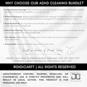 ADHD Cleaning Planner, ADHD Cleaning Bundle, Editable Cleaning Planner, Home Cleaning Schedule, Cleaning Checklist, Daily Cleaning, Weekly Cleaning, Monthly Cleaning, Declutter Planner, Decluttering Checklist, Family Chore Chart, Household Planner, Home Organization, ADHD Planner, Cleaning Routine, Cleaning Binder, Chore Chart, GoodNotes Planner, Printable Planner, Digital Download, Home Management, Cleaning Tracker, Printable PDF, Instant Download, House Cleaning Plan