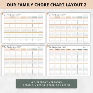 Ultimate Cleaning schedule bundle editable,Cleaning Planner Bundle,Weekly,Monthly,Yearly Cleaning Checklist,30 Declutter,Family Chore Chart image 5