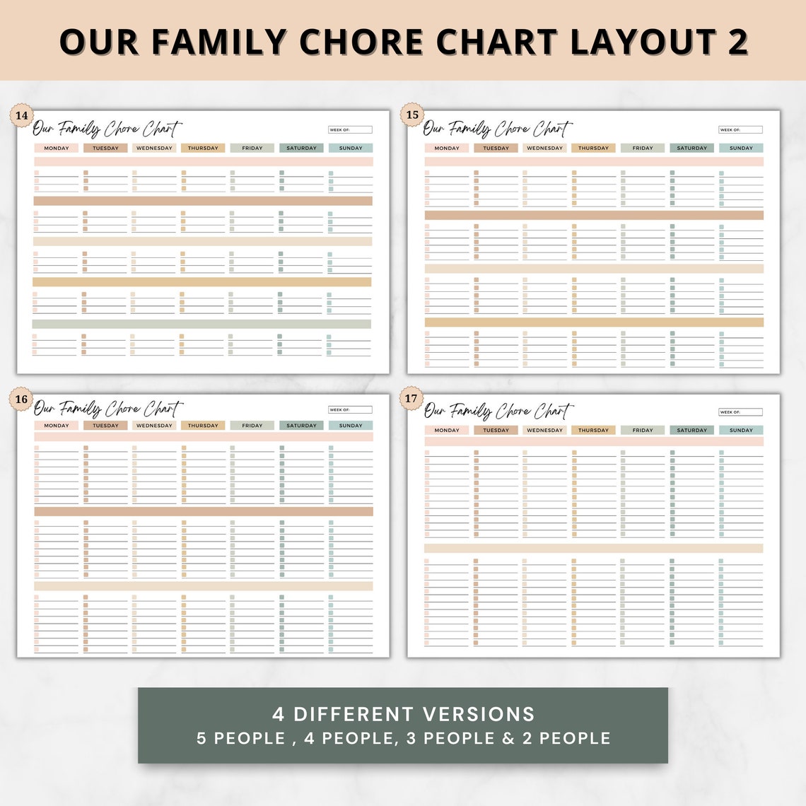 ultimate-cleaning-schedule-bundle-editablecleaning-planner-etsy