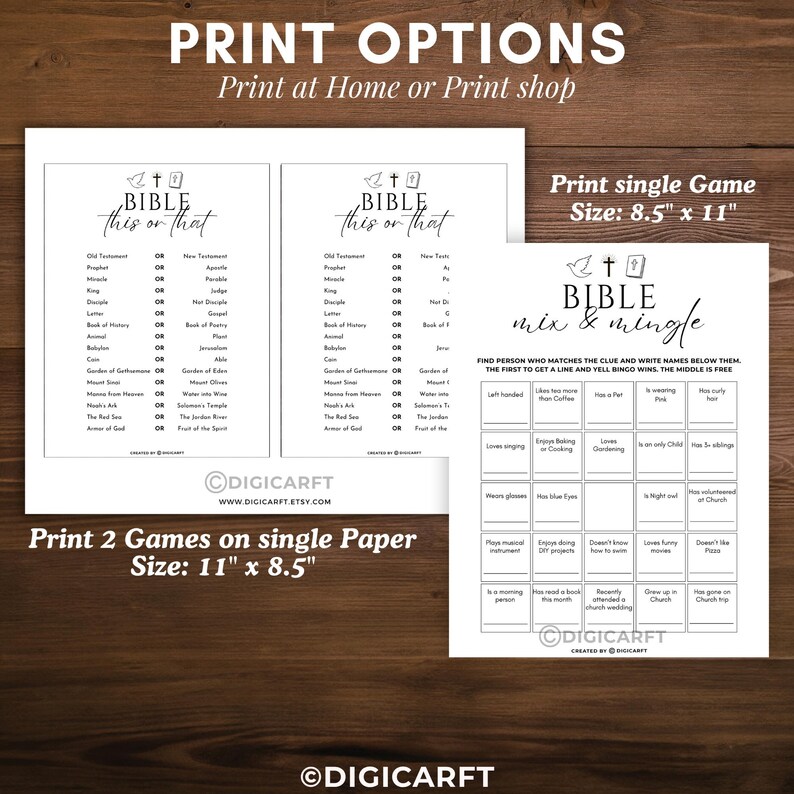 Bible Games for Adults,church Games for Group,christian Games for Kids ...