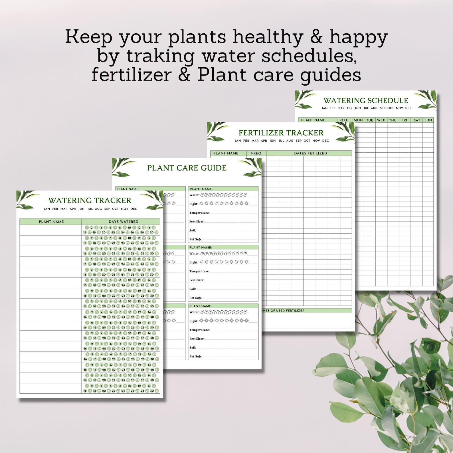 plant-care-planner-printable-plant-care-tracker-house-plant-etsy