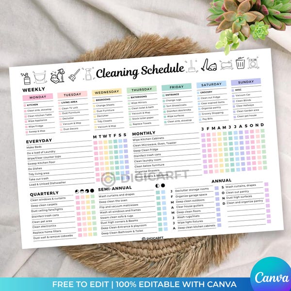 Kids Chore for Room - Etsy UK