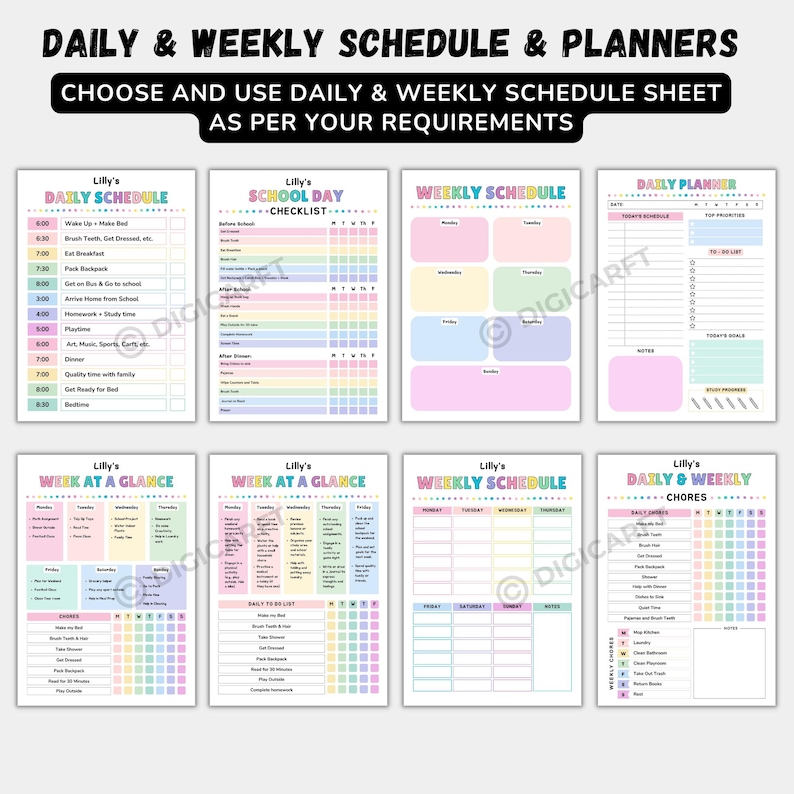 Editable kids school planner printable, Kids school planner 2026 27 editable, ADHD study planner for kids, Printable student planner kids, Kids homework planner printable, School calendar printable kids, Chore chart for kids printable, Before school checklist kids, After school checklist kids, Daily routine planner kids, Homeschool planner kids printable, Student organizer for children, Back to school planner printable, Academic planner kids editable, Kids productivity planner PDF
