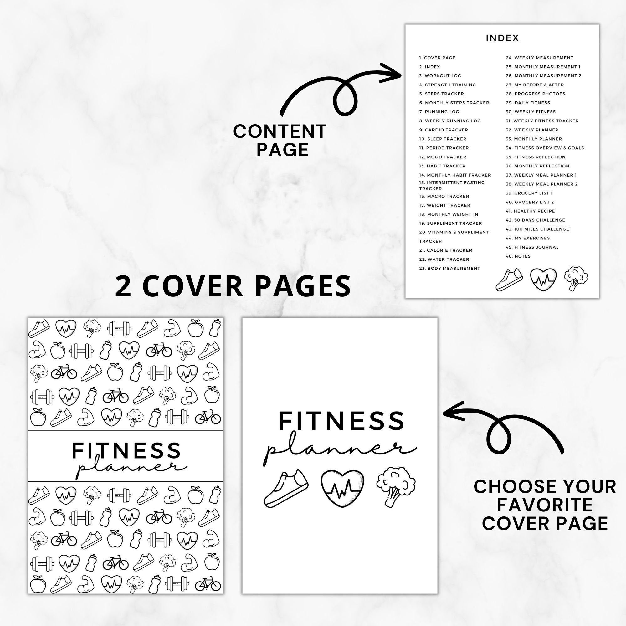Ultimate Fitness Planner 2023 Printable Digitalfitness Etsy Australia